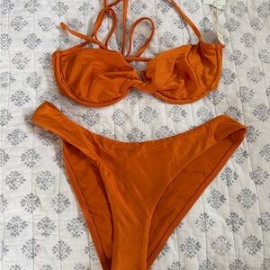 Orange Bikini Set